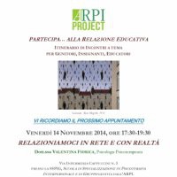 Relazionamoci in rete e con realtà